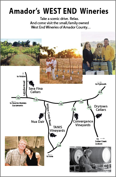 Amador Wineries Map